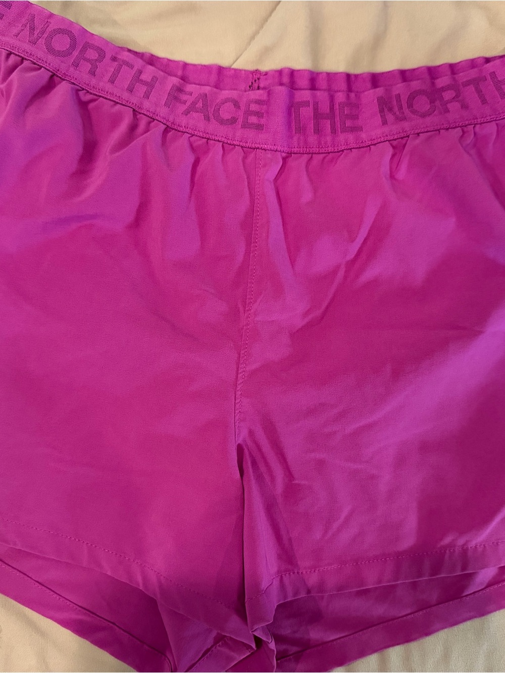 Women’s Magenta North Face shorts